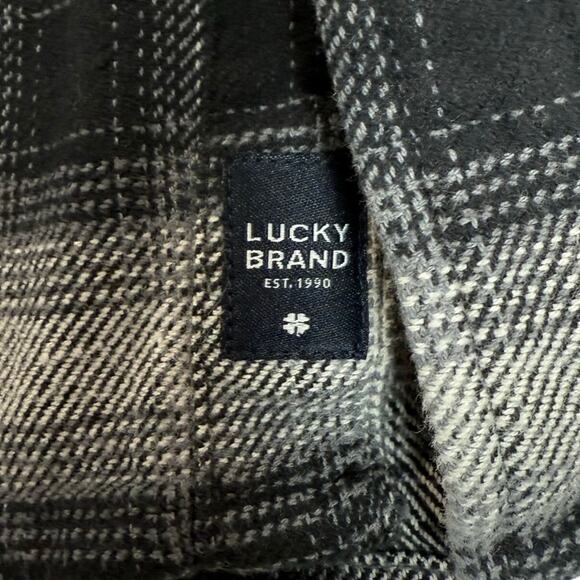 Lucky Brand Flannel Shirt Men’s Large 41ʺ Chest Soft Cotton Plaid Button‑Down - Picture 6 of 9